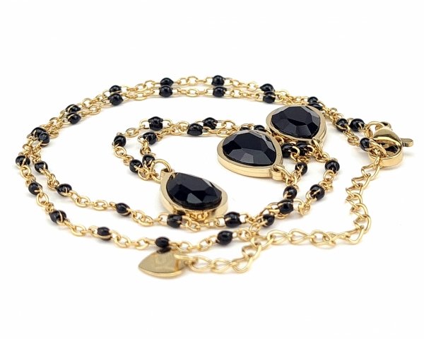 GOLD CHAIN NECKLACE celebrity STAINLESS STEEL