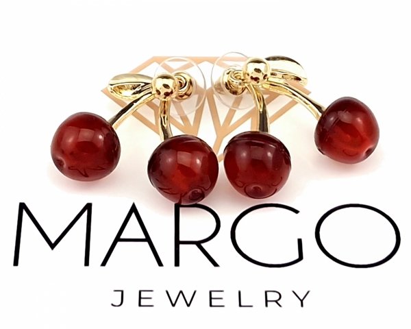 gold plated earrings with exclusive cubic zirconia