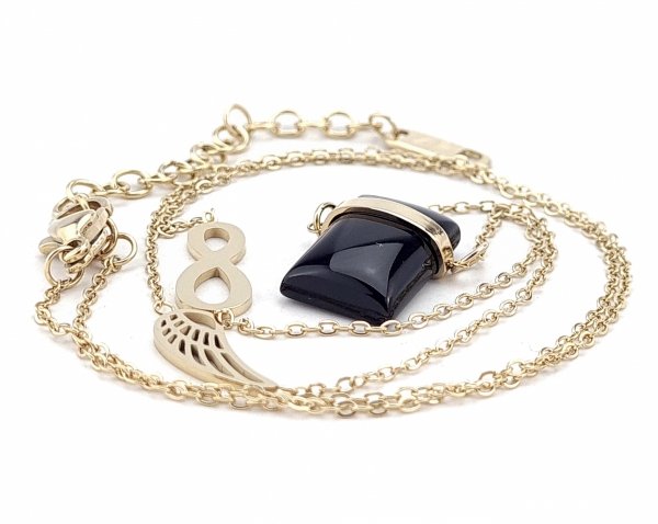 GOLD CHAIN NECKLACE celebrity STAINLESS STEEL