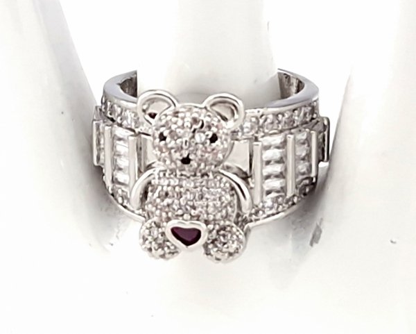 gold ring 17,00mm. gold-plated engagement xuping
