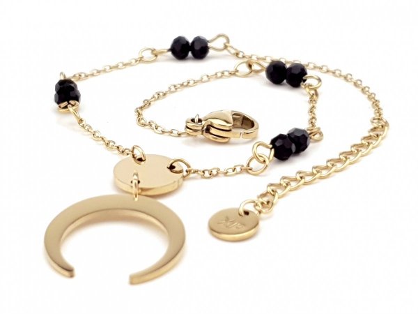 BRACELET GOLD CELEBRITY STAINLESS STEEL