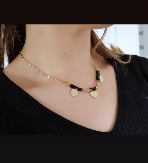GOLD CHAIN NECKLACE celebrity STAINLESS STEEL