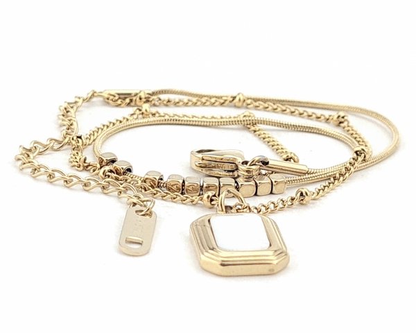 BRACELET GOLD CELEBRITY STAINLESS STEEL