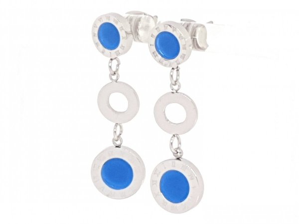 gold earrings made of stainless steel