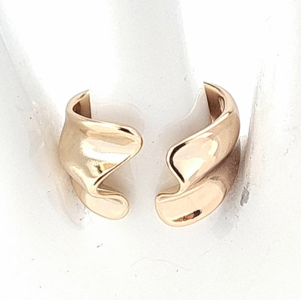 gold ring 16,60mm. gold-plated engagement xuping