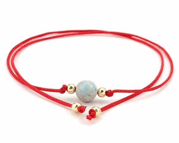 GOLD BRACELET STAINLESS STEEL STRING