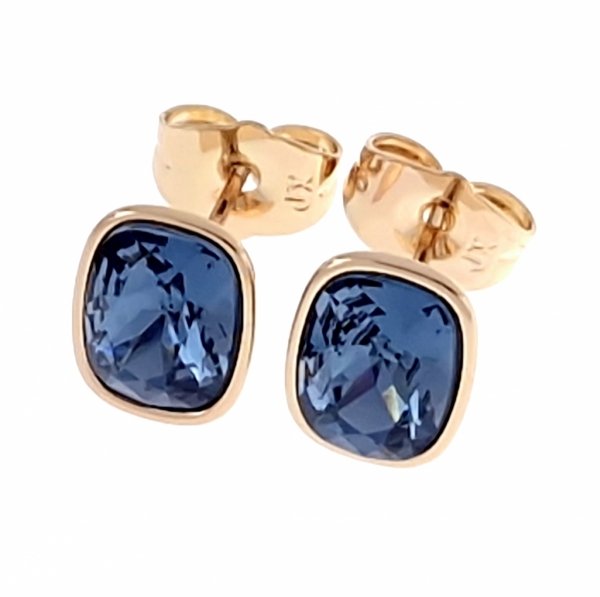 exclusive swarovski gold-plated earrings