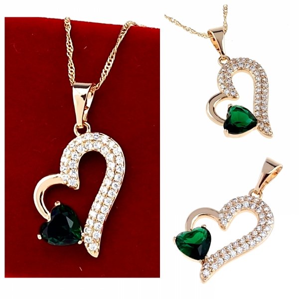 gold pendant 18k shiny xuping