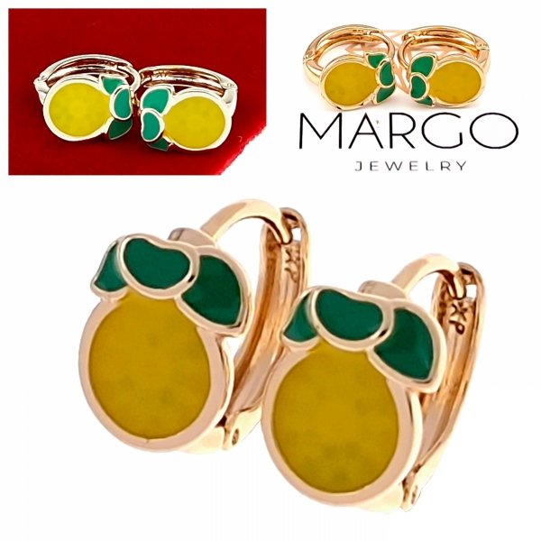 exclusive swarovski gold-plated earrings