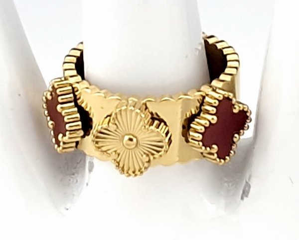 ring 19,00mm gold stainless steel