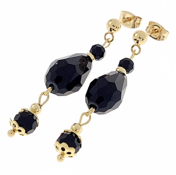 gold earrings made of stainless steel