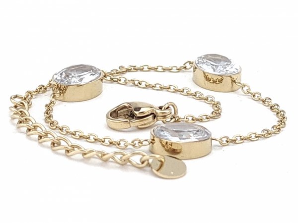 BRACELET GOLD CELEBRITY STAINLESS STEEL