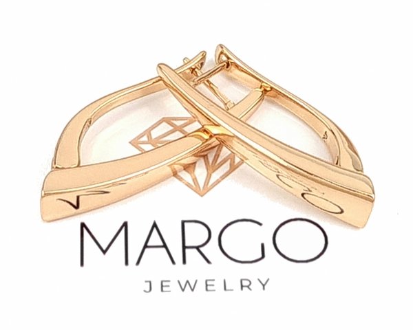 gold plated earrings with exclusive cubic zirconia