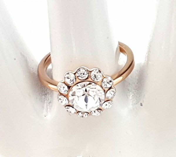 gold ring 16,30mm. gold-plated engagement xuping