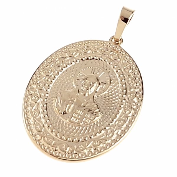 gold pendant 18k shiny xuping