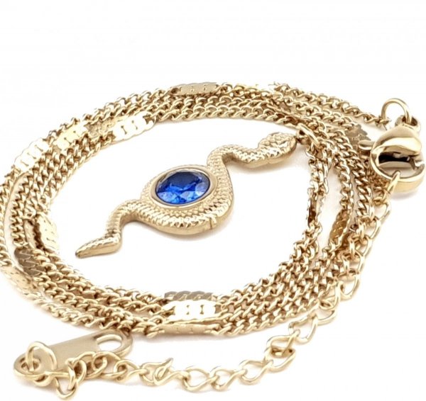GOLD CHAIN NECKLACE celebrity STAINLESS STEEL