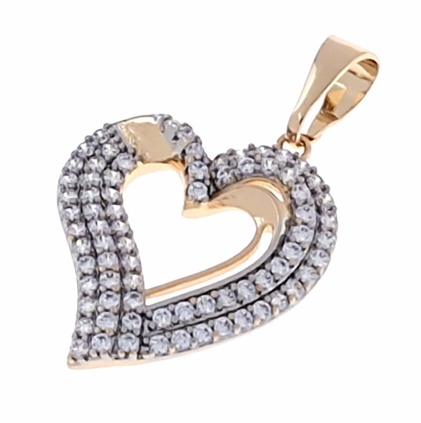 gold pendant 18k shiny xuping