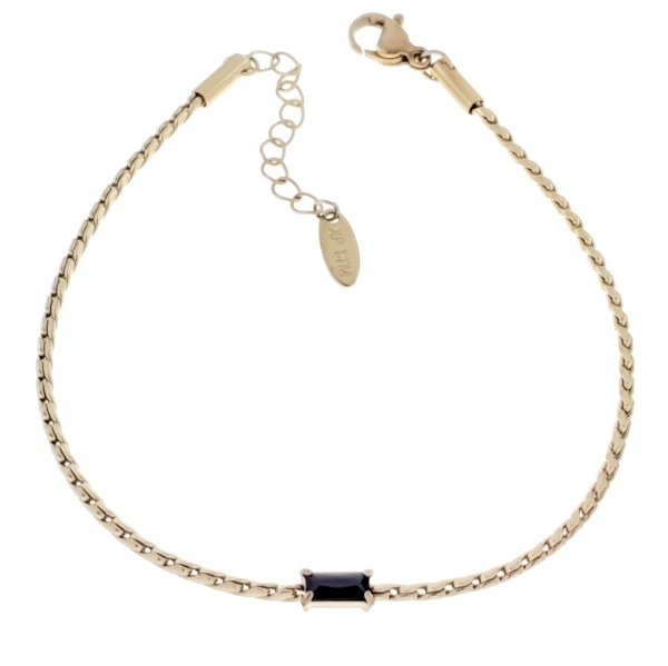 BRACELET GOLD CELEBRITY STAINLESS STEEL