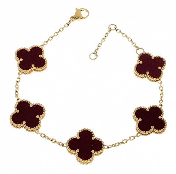 BRACELET GOLD CELEBRITY STAINLESS STEEL