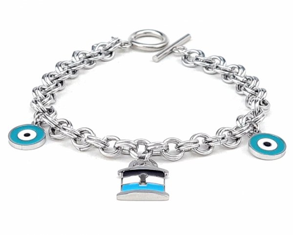 BRACELET GOLD CELEBRITY STAINLESS STEEL