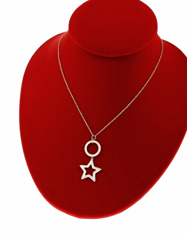 GOLD CHAIN NECKLACE celebrity STAINLESS STEEL
