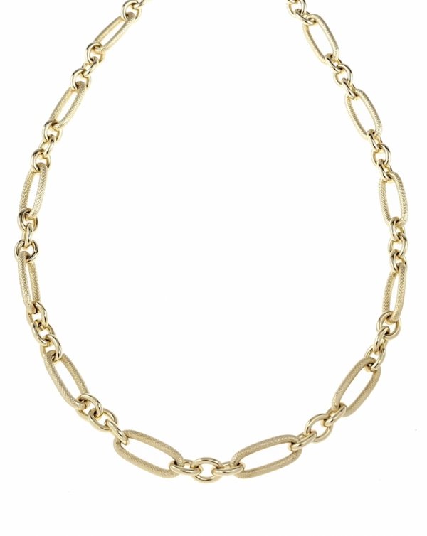 Gold Chain Celebrity Gold Plated Necklace 14K XUPING