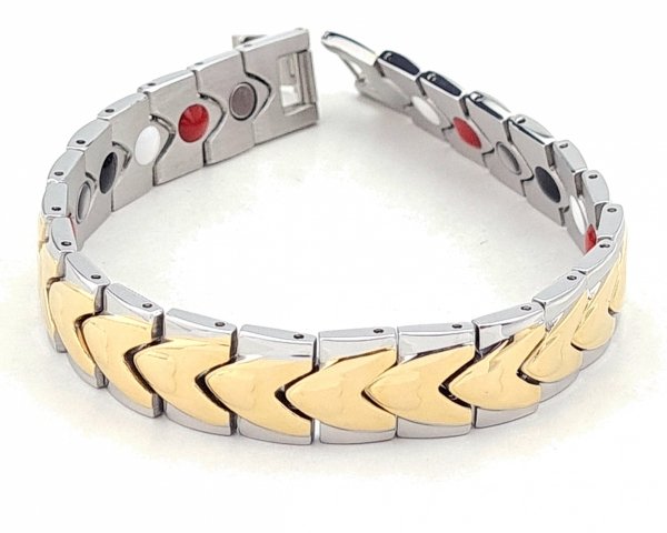 BRACELET GOLD CELEBRITY STAINLESS STEEL