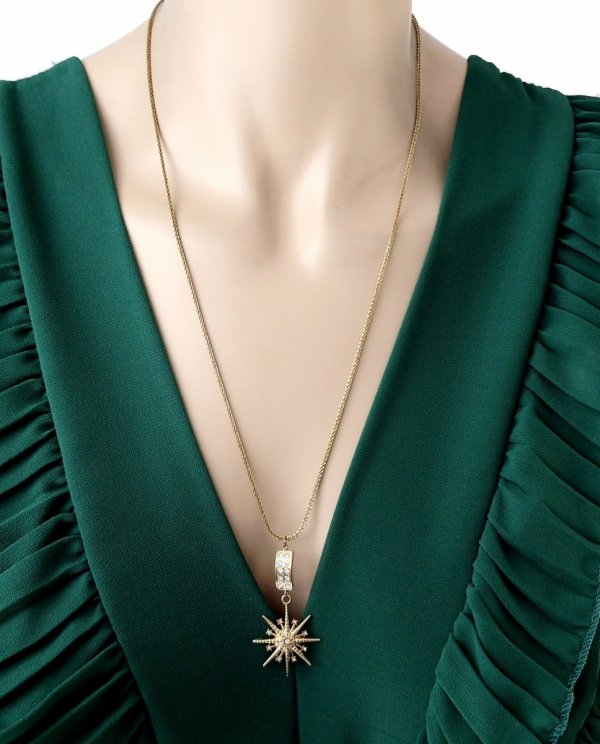 GOLD CHAIN NECKLACE celebrity STAINLESS STEEL