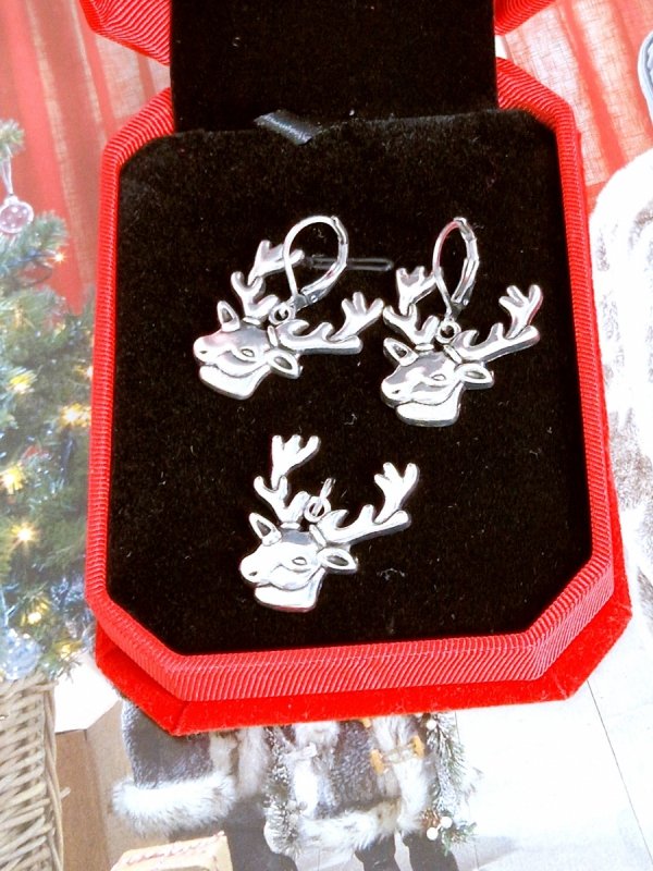 gold earrings made of stainless steel
