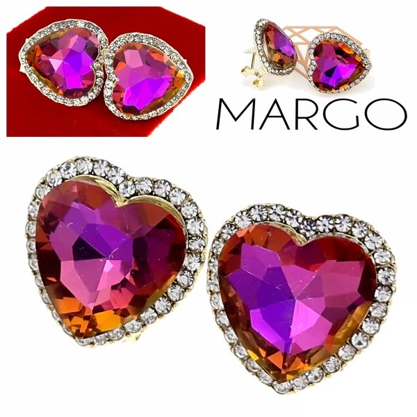 gold plated earrings with exclusive cubic zirconia