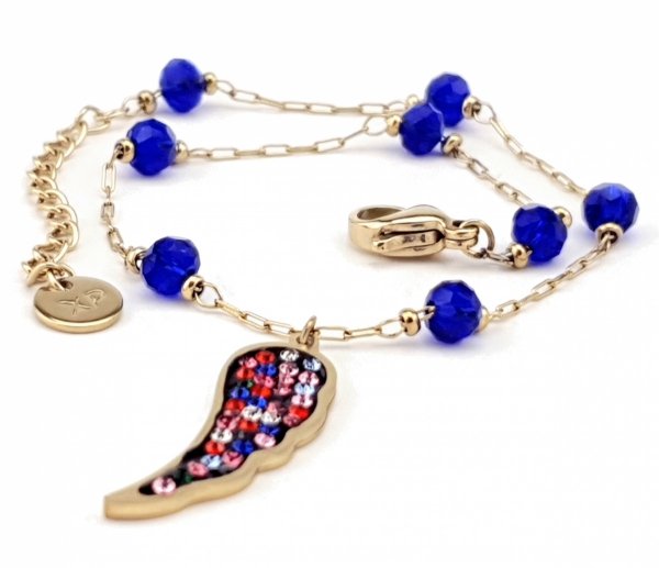 BRACELET GOLD CELEBRITY STAINLESS STEEL