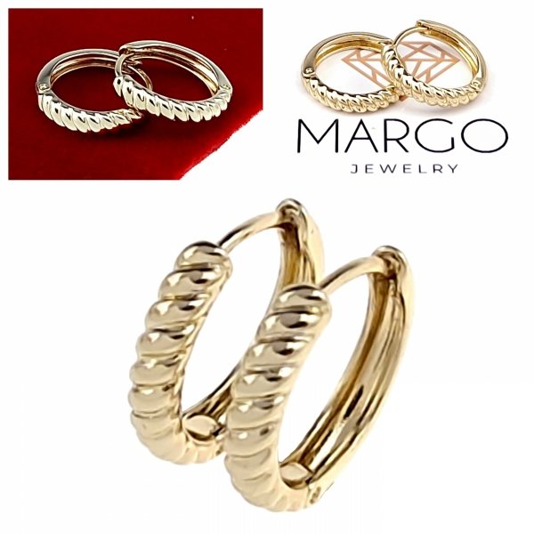 gold plated earrings with exclusive cubic zirconia