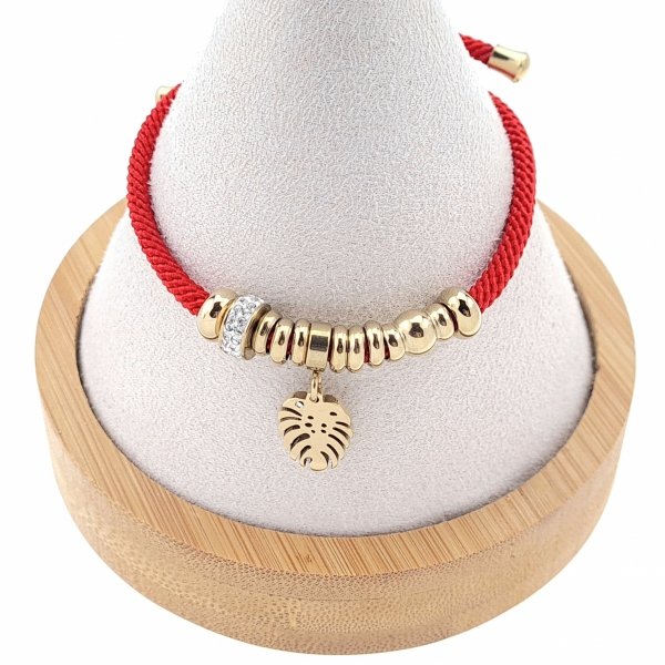 GOLD BRACELET STAINLESS STEEL STRING