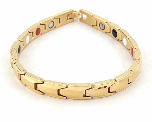 BRACELET GOLD CELEBRITY STAINLESS STEEL