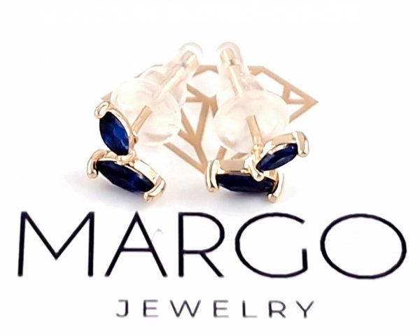 gold plated earrings with exclusive cubic zirconia
