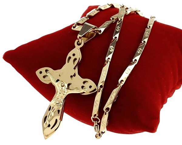 GOLD CHAIN NECKLACE celebrity STAINLESS STEEL