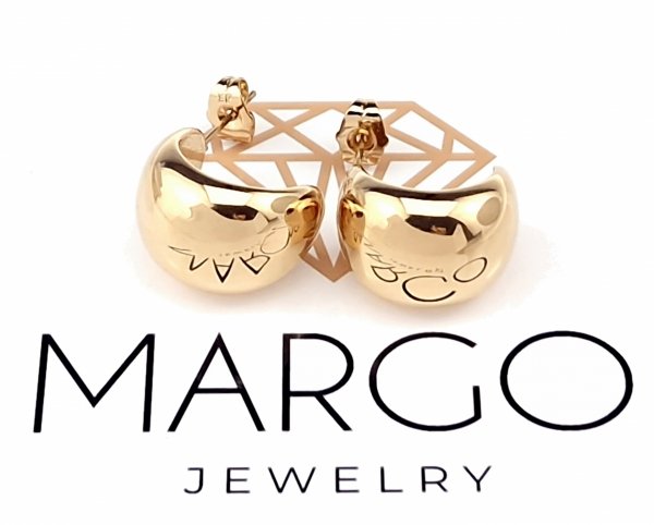 exclusive swarovski gold-plated earrings