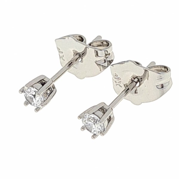 gold plated earrings with exclusive cubic zirconia