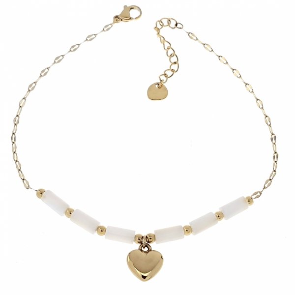 BRACELET GOLD CELEBRITY STAINLESS STEEL
