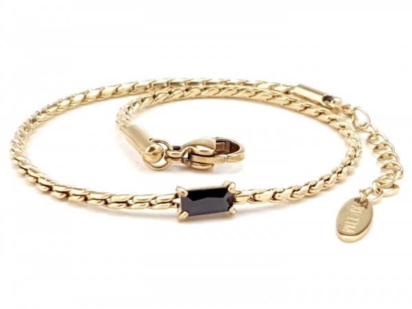 BRACELET GOLD CELEBRITY STAINLESS STEEL