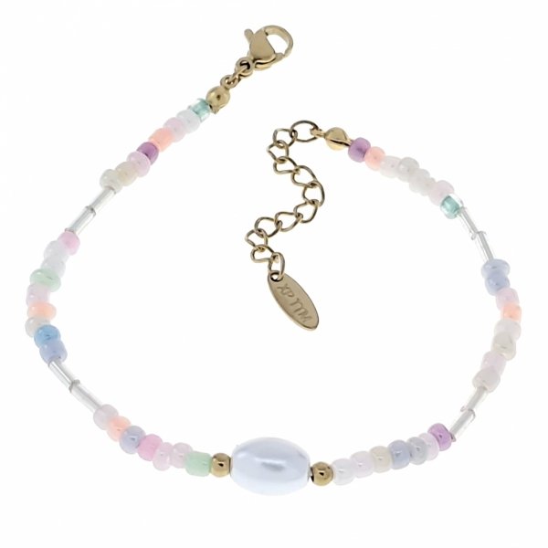 BRACELET GOLD CELEBRITY STAINLESS STEEL