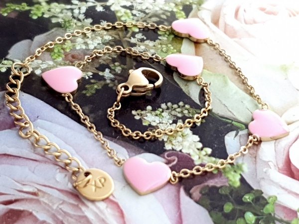 BRACELET GOLD CELEBRITY STAINLESS STEEL