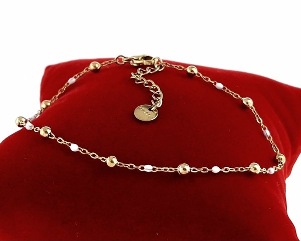 BRACELET GOLD CELEBRITY STAINLESS STEEL