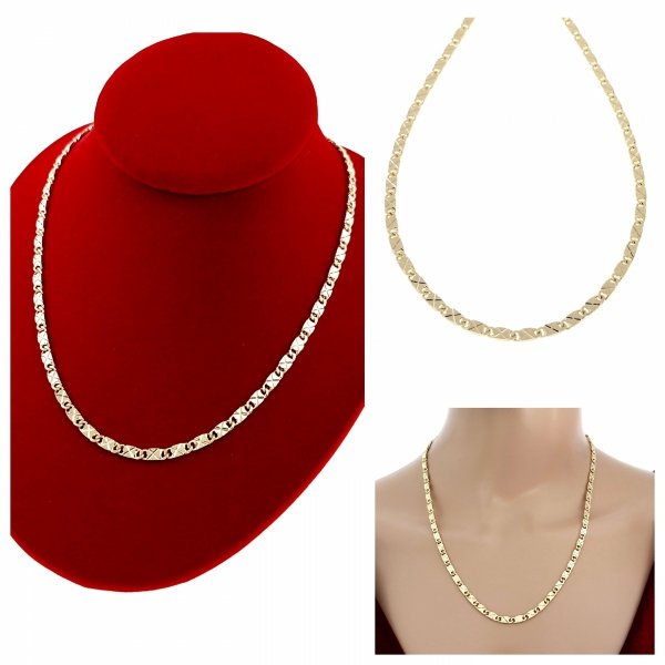 Gold Chain Celebrity Gold Plated Necklace 14K XUPING