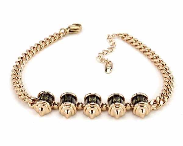 gold bracelet for a gold-plated leg