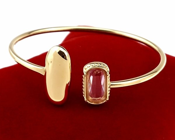 BRACELET GOLD CELEBRITY STAINLESS STEEL