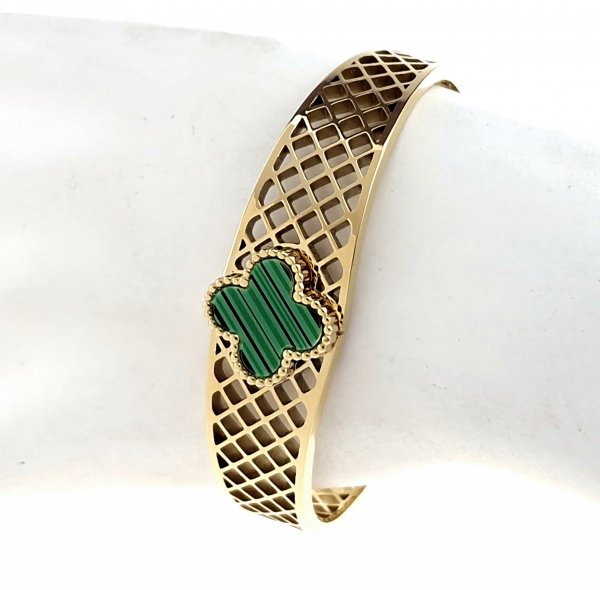 BRACELET GOLD CELEBRITY STAINLESS STEEL
