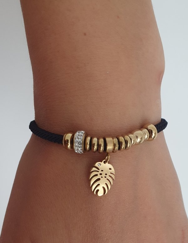 GOLD BRACELET STAINLESS STEEL STRING