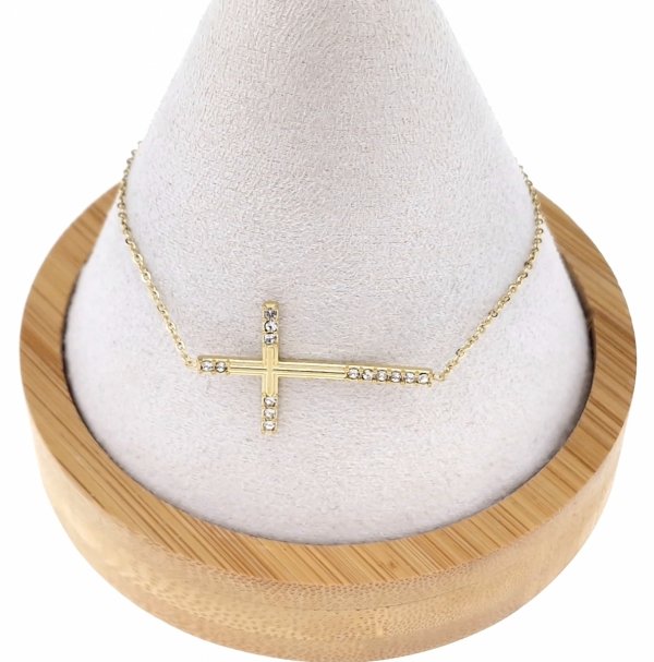 BRACELET GOLD CELEBRITY STAINLESS STEEL