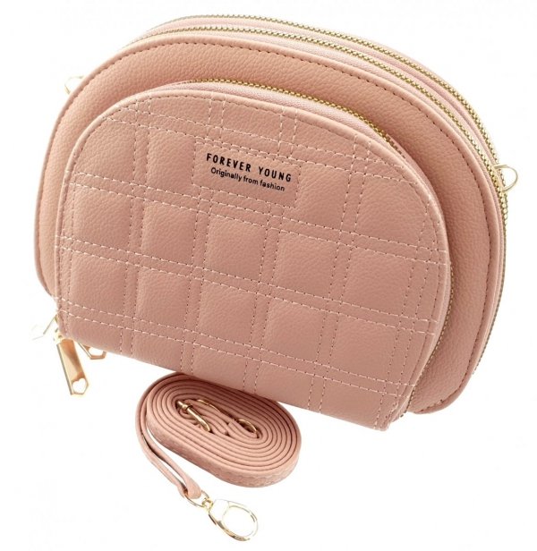 women's kidney bag, burgundy